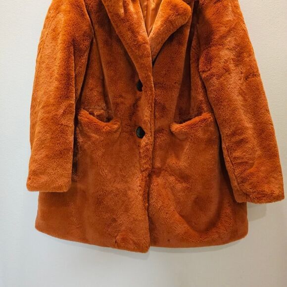 Sam Edelman Women's Faux-Fur Shearling Teddy Coat Size Large - Picture 6 of 10